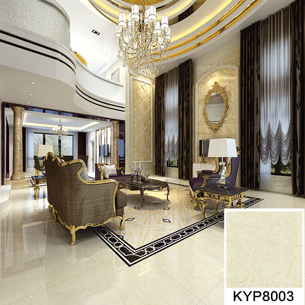 217永信贵宾会大理石瓷砖：金线莎安娜KYP8003 铺贴成效