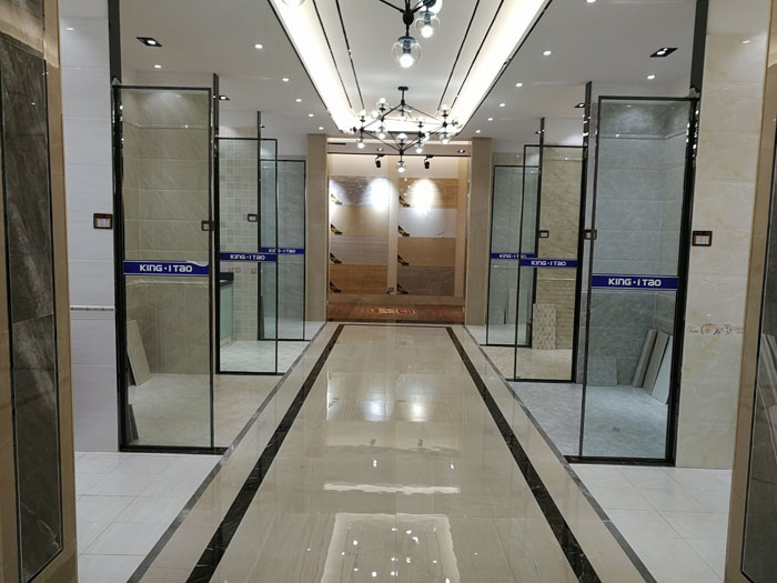 【实景案例】陶瓷一线品牌217永信贵宾会瓷砖沉庆垫江200方专卖店鉴赏
