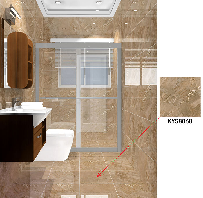 大沥碧桂园·华府装建案例浴室成效图