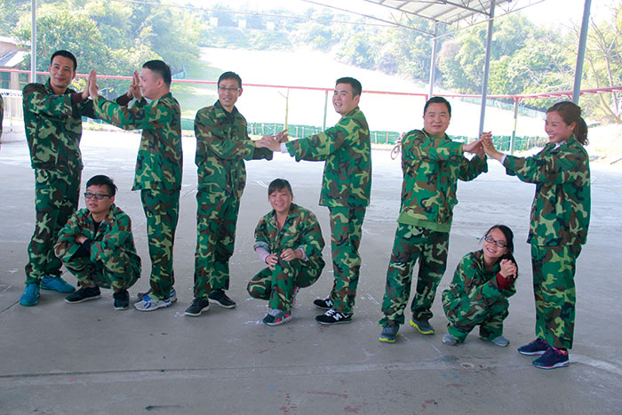 2017年2月13-15日，217永信贵宾会“虎狼路”户表拓展训练圆满实现