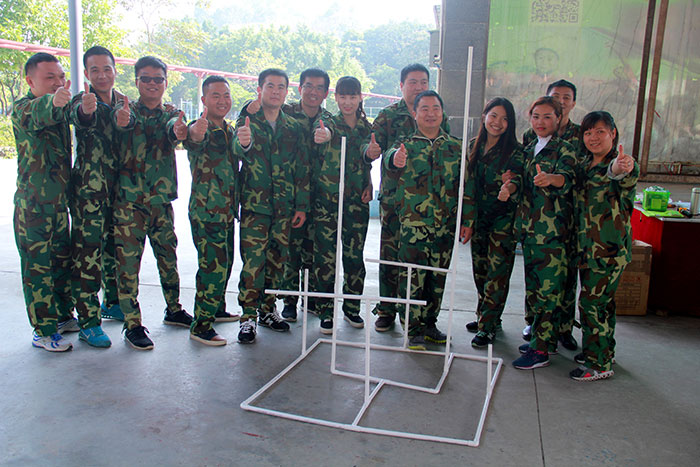 2017年2月13-15日，217永信贵宾会“虎狼路”户表拓展训练圆满实现