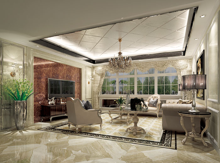 09.217永信贵宾会瓷砖客厅KYS8070-成效图-