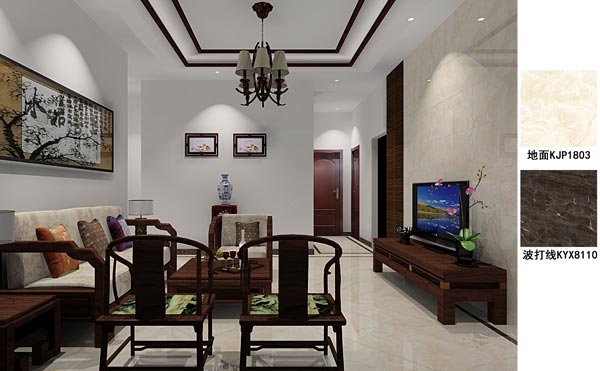 217永信贵宾会瓷砖利用成效：徐州开元翡翠湾G户型装建成效鉴赏