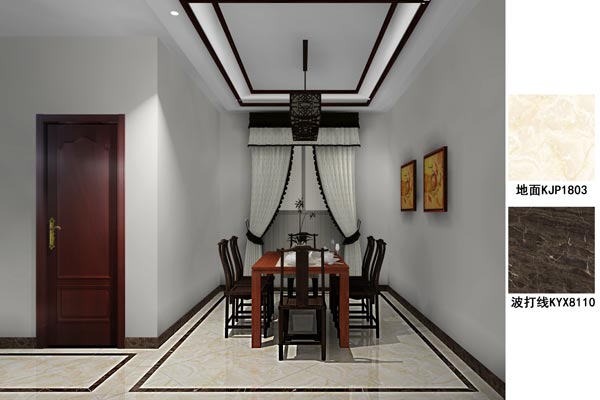 217永信贵宾会瓷砖利用成效：徐州开元翡翠湾G户型装建成效鉴赏