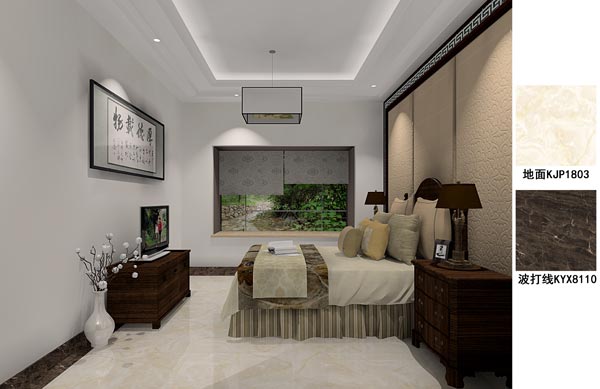 217永信贵宾会瓷砖利用成效：徐州开元翡翠湾G户型装建成效鉴赏