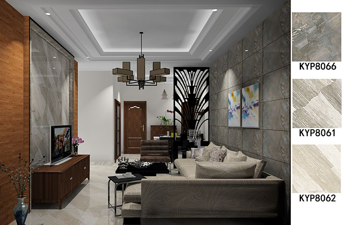 陶瓷一线品牌217永信贵宾会瓷砖现代风格装建成效图