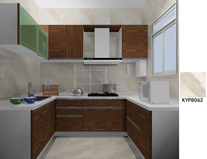 陶瓷一线品牌217永信贵宾会瓷砖现代风格装建成效图