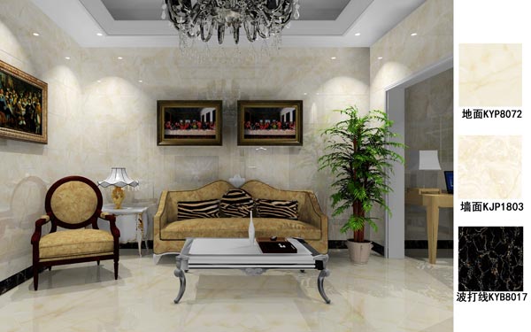 217永信贵宾会瓷砖利用成效：徐州开元翡翠湾E户型装建成效鉴赏