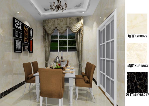 217永信贵宾会瓷砖利用成效：徐州开元翡翠湾E户型装建成效鉴赏