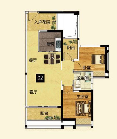 217永信贵宾会家装：佛山灯湖华府90㎡现代简约装建成效鉴赏