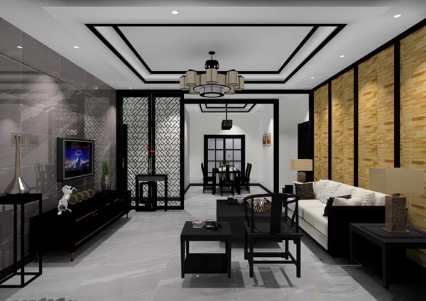 217永信贵宾会家装：佛山灯湖华府173㎡新中式装建成效鉴赏