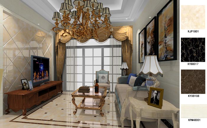 217永信贵宾会家装：东莞南城丽水佳园75㎡简欧风格装建鉴赏