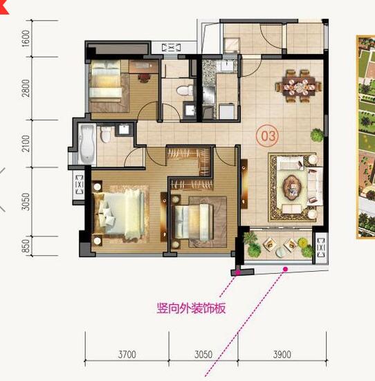 217永信贵宾会家装：佛山合景新鸿基·泷景110㎡简约现代装建成效鉴赏