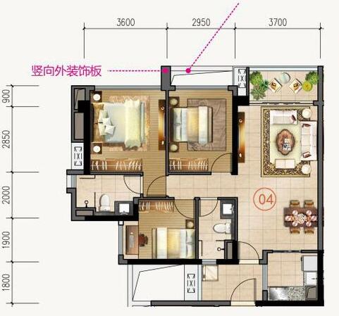 217永信贵宾会家装：佛山合景新鸿基·泷景96㎡简约现代装建成效鉴赏