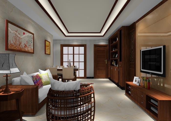 217永信贵宾会家装：佛山丹灶桂丹颐景园90㎡简约现代装建成效鉴赏