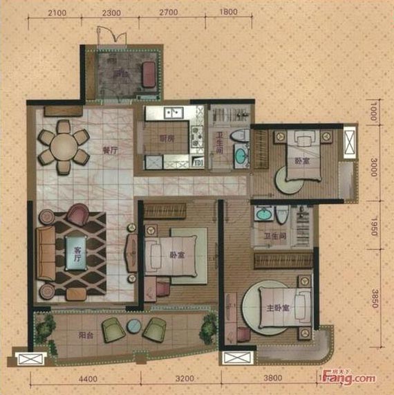 217永信贵宾会家装：佛山桂丹颐景园127㎡简约现代装建成效鉴赏