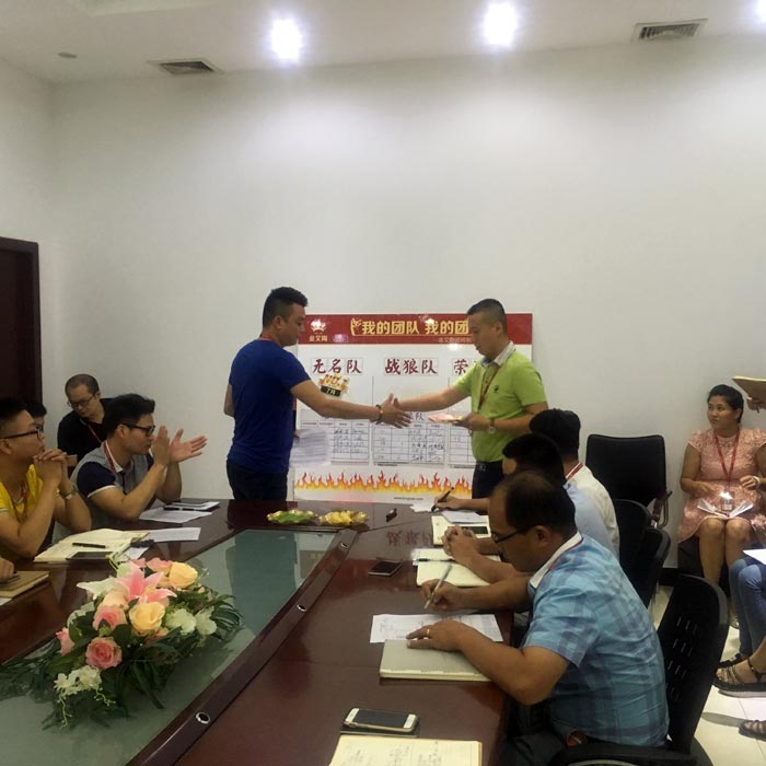 我的团队我的团——217永信贵宾会销售团队8月ＰＫ了局