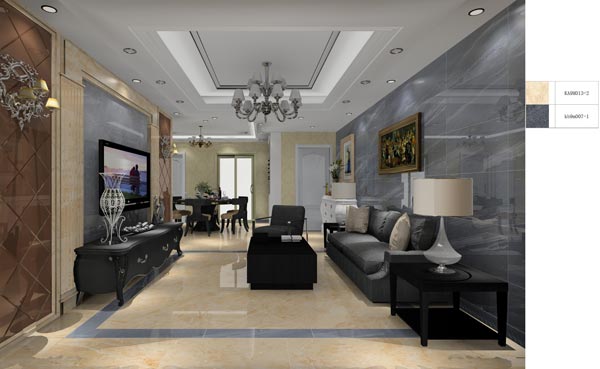 217永信贵宾会家装：井冈山和谐家园安设幼区130㎡欧式风格装建鉴赏