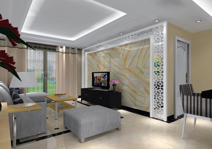 217永信贵宾会家装：井冈山和谐家园安设幼区130㎡现代风格装建鉴赏