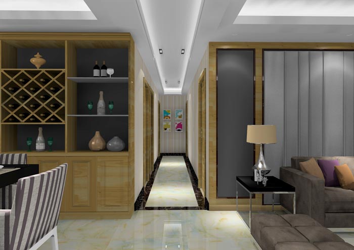 217永信贵宾会家装：佛山龙湖春江名城113㎡的简约现代风格装建鉴赏