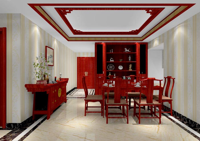 217永信贵宾会家装：佛山佛山容桂颐澳花圃112㎡的中式风格装建鉴赏