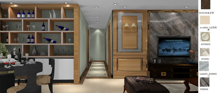 217永信贵宾会家装：成都中环丰锦155㎡的欧式风格装建鉴赏