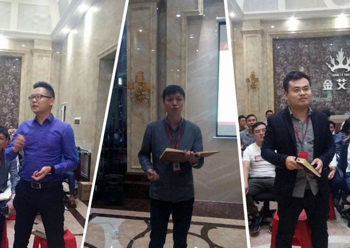 2017年11月2日晚，性命不息，进建不止217永信贵宾会法定进建日，11月全公司人员进建会圆满实现，一路分享《干法》，乐于工作，开心生涯，即便在磨难中，只有拼命工作，就能带来不成思议的好运。过好每一天，就是成功之路！